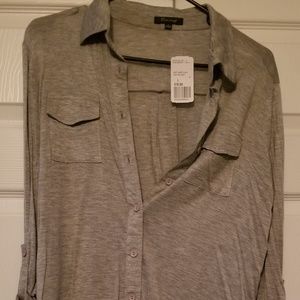 Loose Fitting Button Up